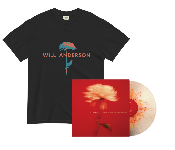 Will Anderson Flower T-Shirt + Vinyl Bundle