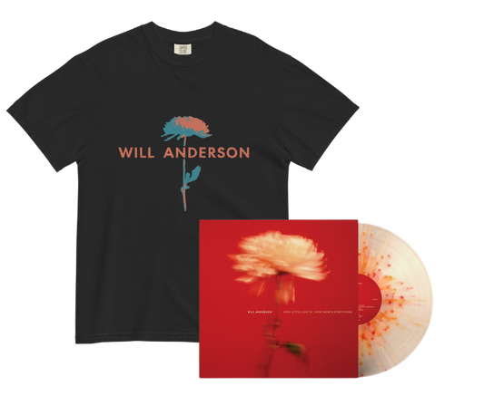 Will Anderson Flower T-Shirt + Vinyl Bundle