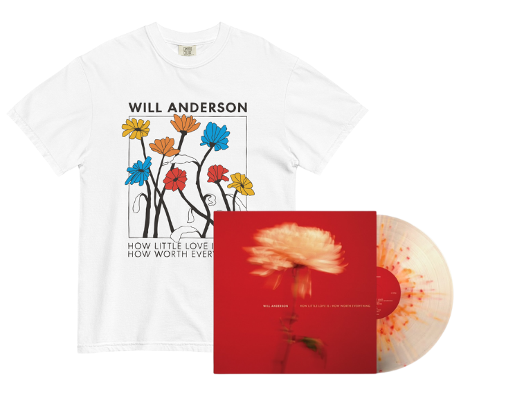 HLLI/HWE Floral T-Shirt + Vinyl Bundle